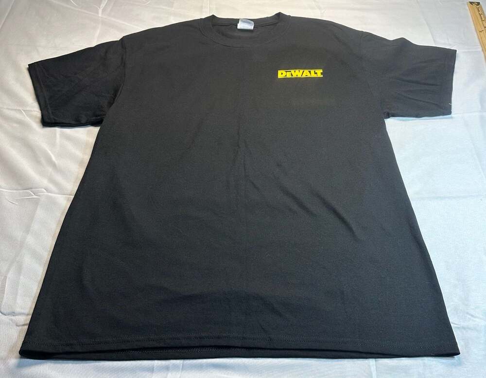DEWALT Logo Graphic Short Sleeve T-Shirt Black Size Large